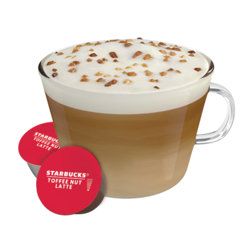 NESCAFÉ DOLCE GUSTO - STARBUCKS TOFFEE NUT LATTE 6 CAPSULES