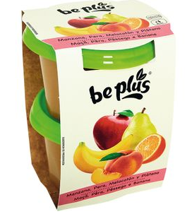 BE PLUS-manzana pera melocoton&plantano-130GX2