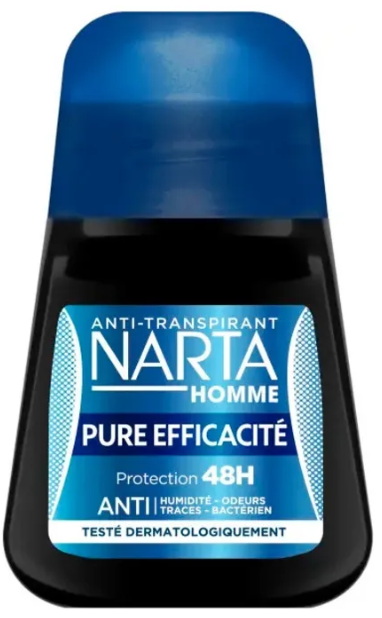 Narta - Pure Anti-Transpirant - Protection 48 H pour Homme - 50 ml