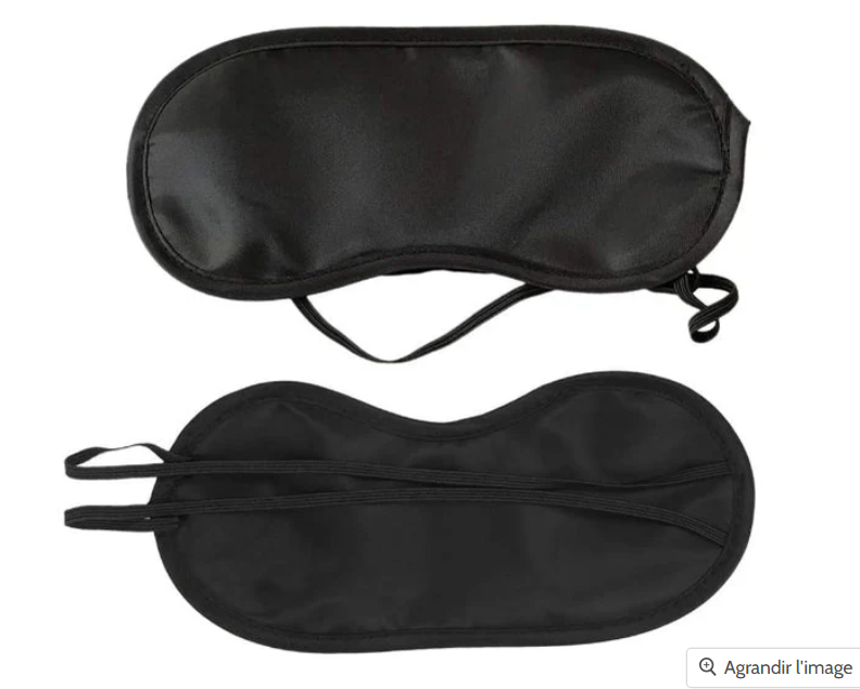LUXPAKS – Masque de Sommeil Noir