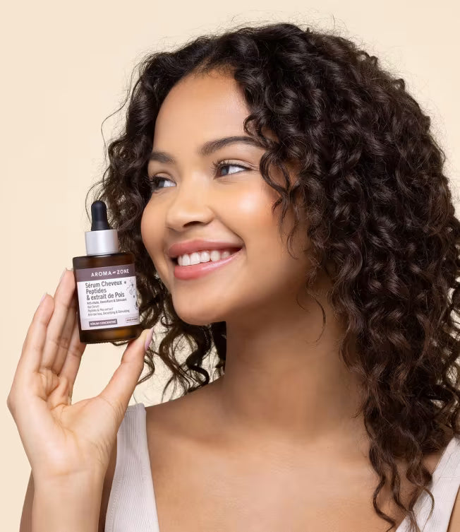 AromaZone - Sérum cheveux anti-chute Peptides & extrait de pois - 50 ml