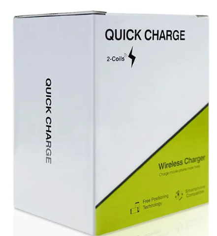 Chargeur Sans Fil Qi Fast – Compatible iPhone et Samsung, Couleur Blanche Dialy - Dakar 