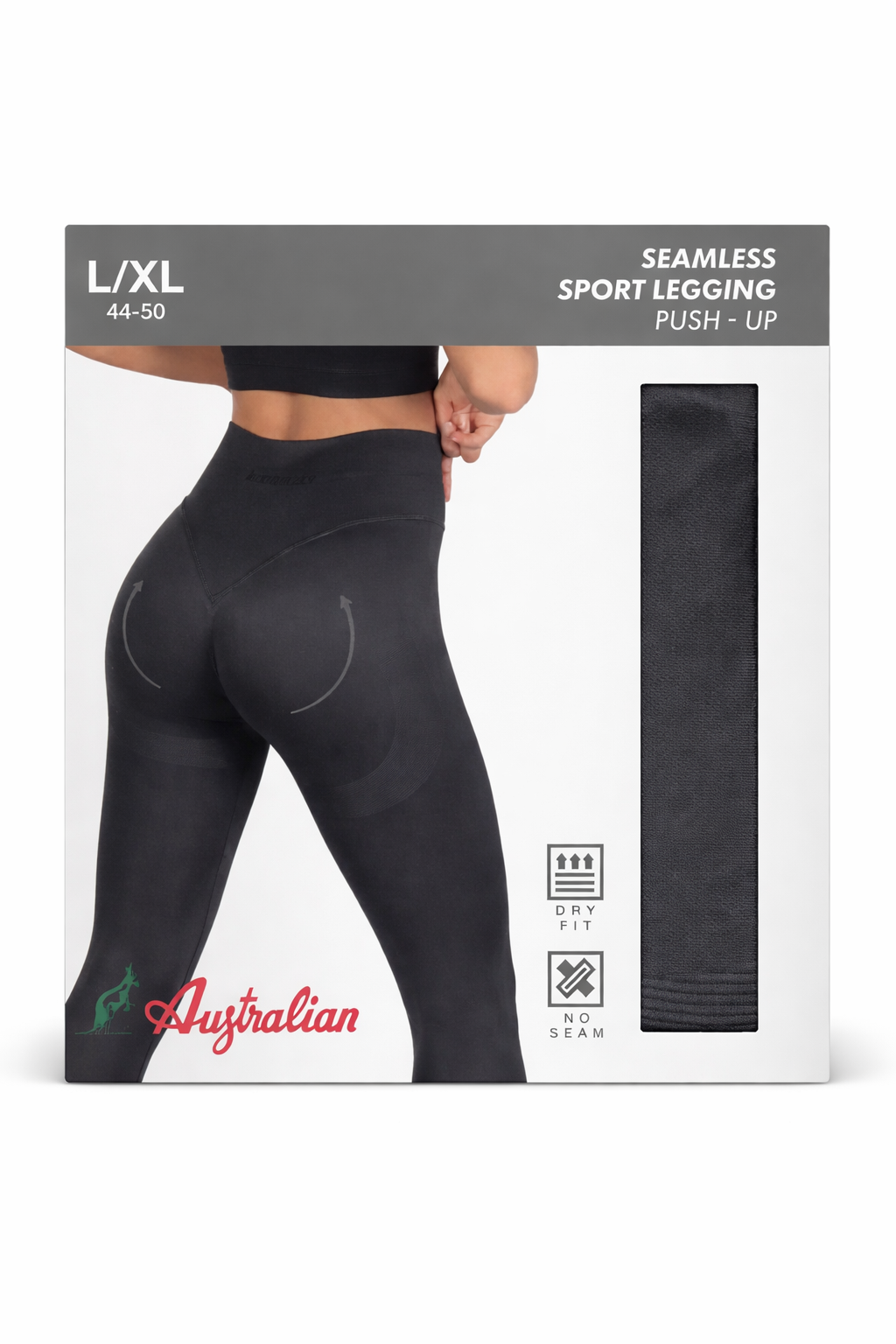 Australian – Seamless Sport Legging Push Up – Taille L/XL