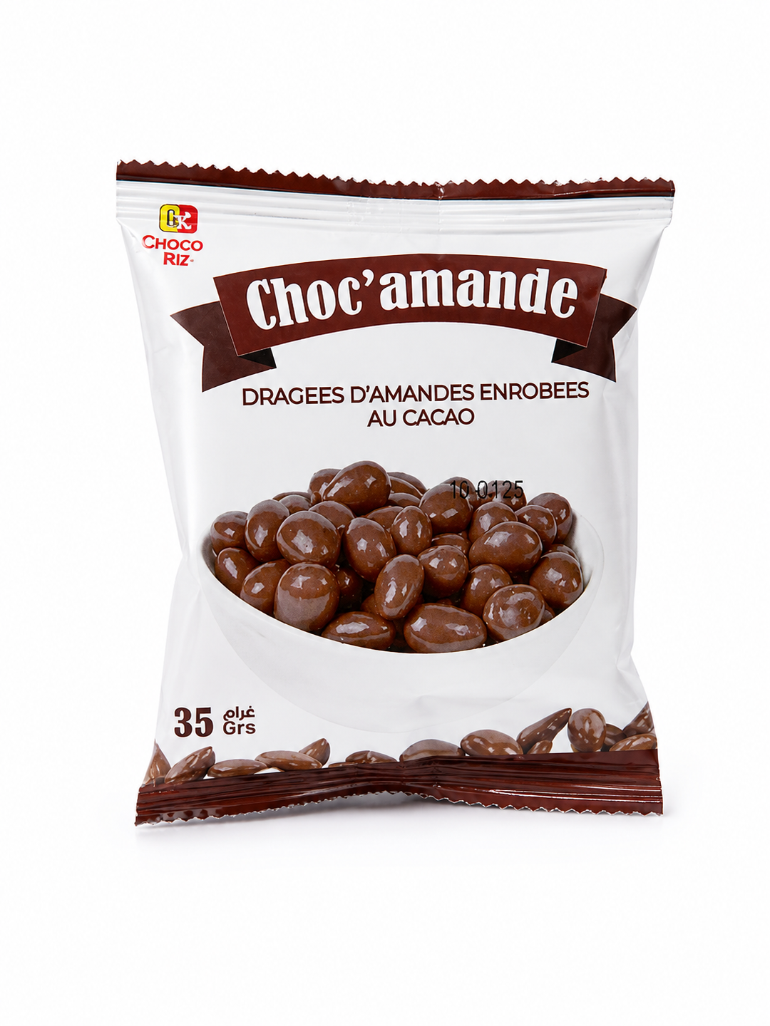 Choc'amande – Dragées d'Amandes Enrobées au Cacao – 35 g