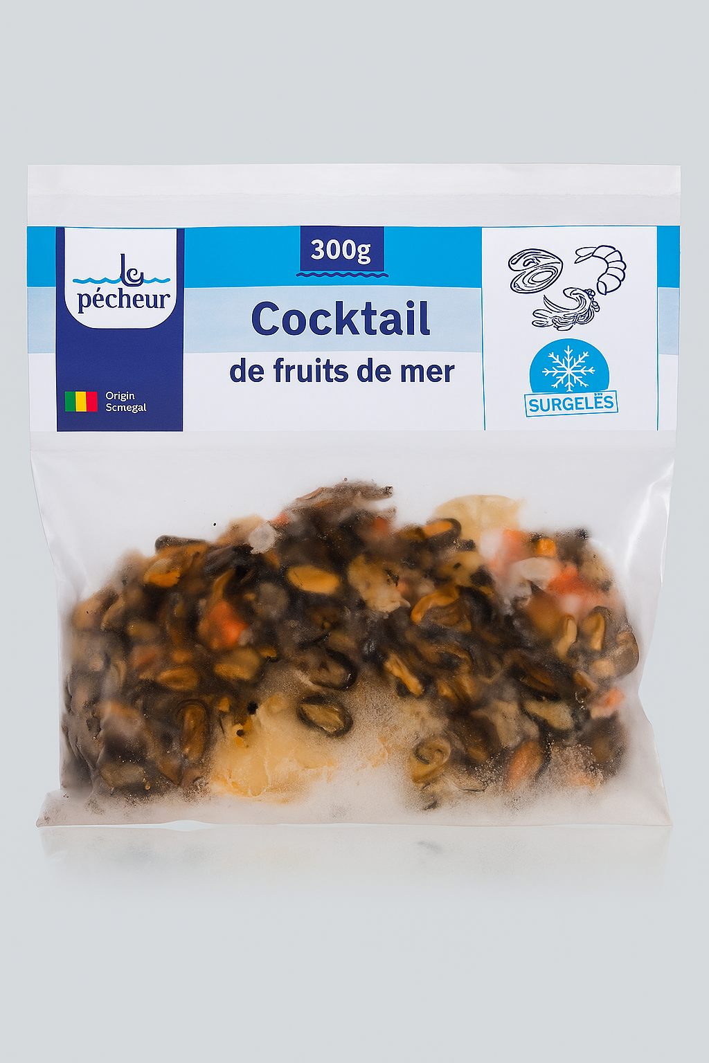 Le pêcheur - Cocktail de fruits de mer - 300G
