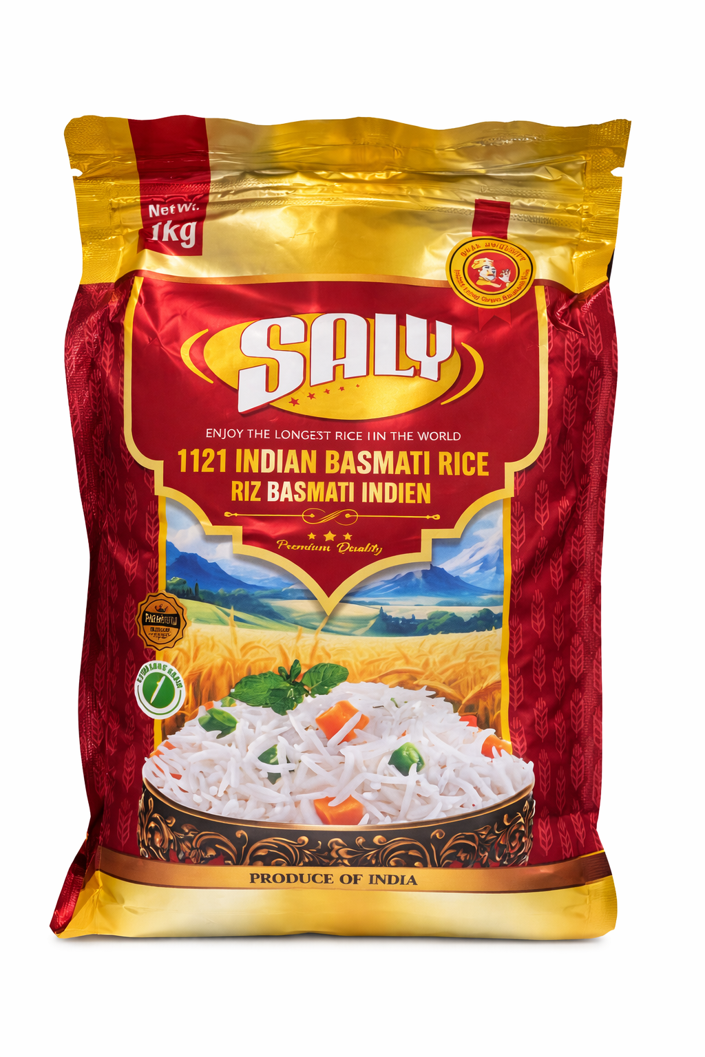 Saly - Riz Basmati Indien - 1 Kg