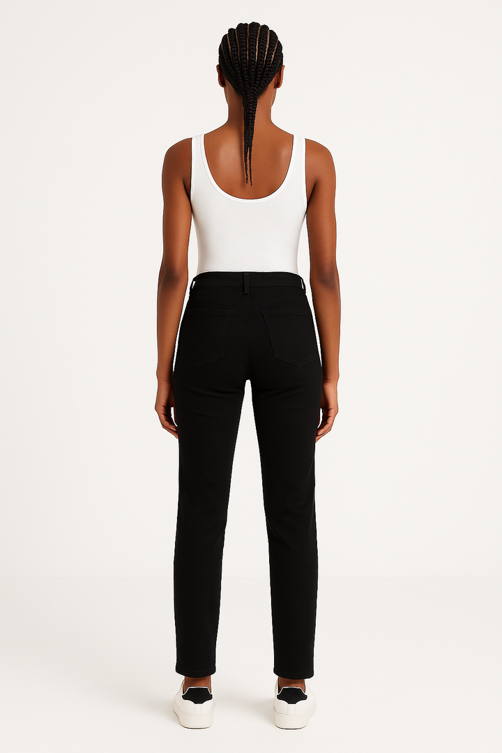 G-SMACK - Jean slim femme push up couleur noire
