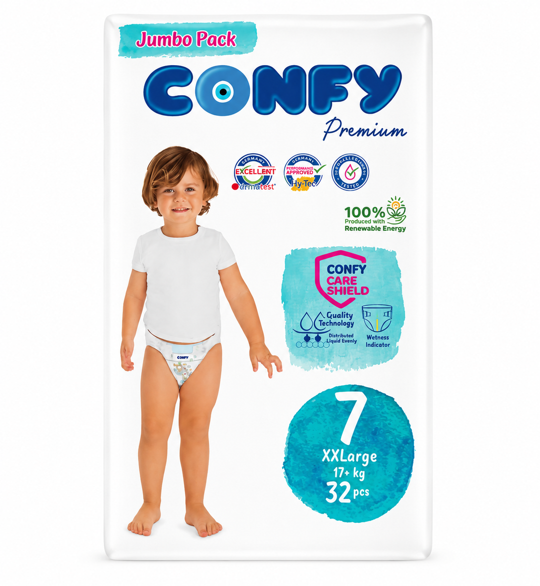 Confy – Couches Taille 7 - (17 + kg)