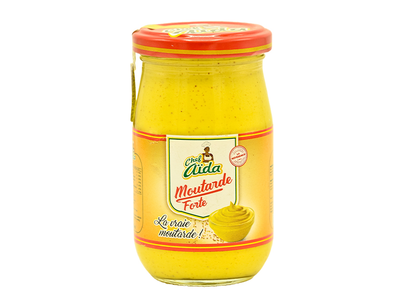 Moutarde forte Chef Aida 450ml, disponible rapidement à Dakar en 60min sur Dialy.sn