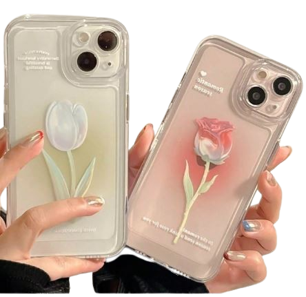 Coque de téléphone avec motif floral - iPhone 11 pro max, 2 pcs - Dakar Dialy