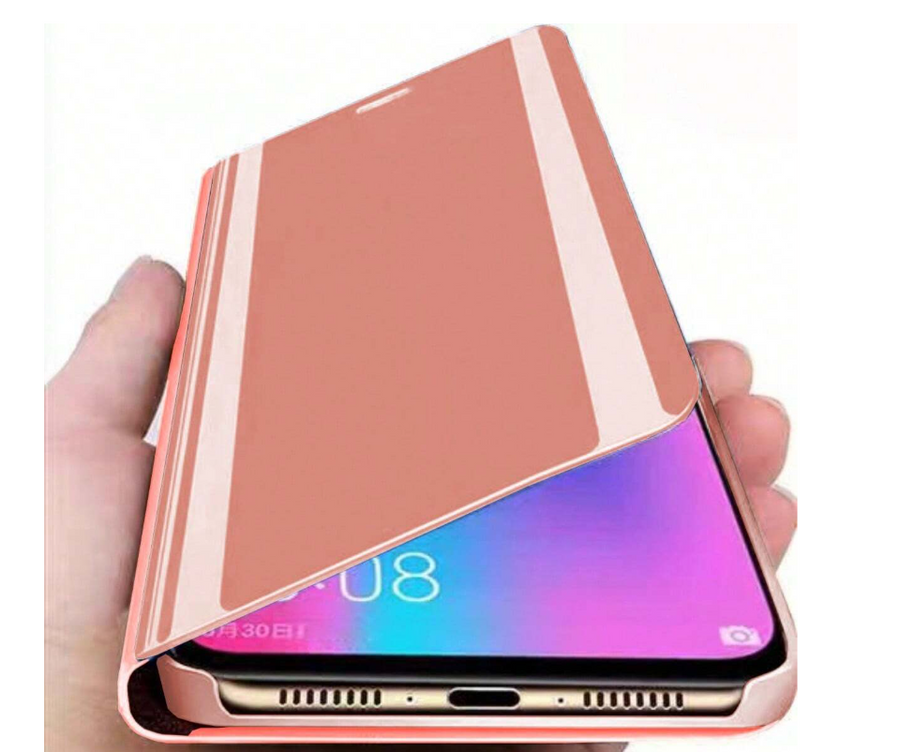 Coque de téléphone miroir luxe à rabat – Compatible Galaxy A56 5G – Argentée Dialy - Dakar 