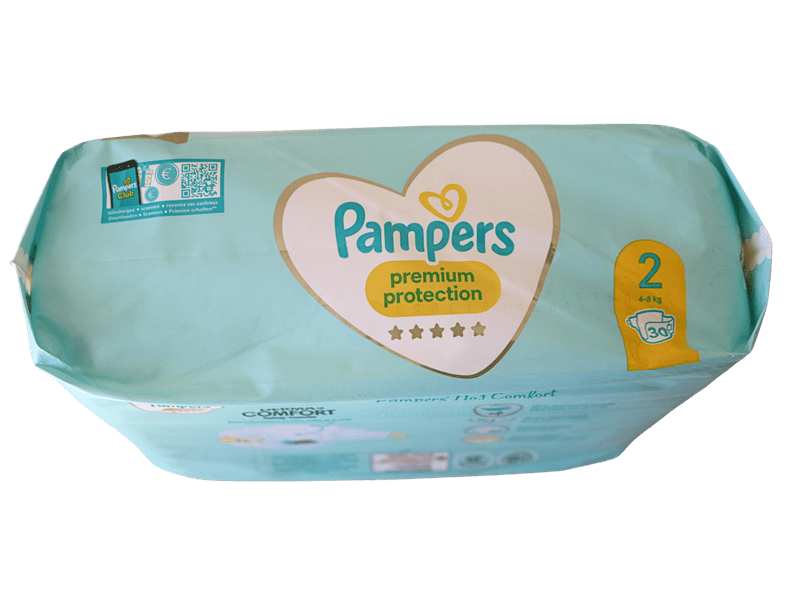 PAMPERS - Couches Premium protection -Taille 2 (4-8 kg) - 30 pcs