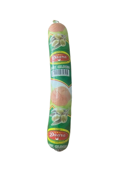 Saucisson de poulet aux olives Daara 200g disponible à Dakar sur Dialy