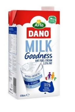 Dano, Brique de Lait entier  UHT de 1L