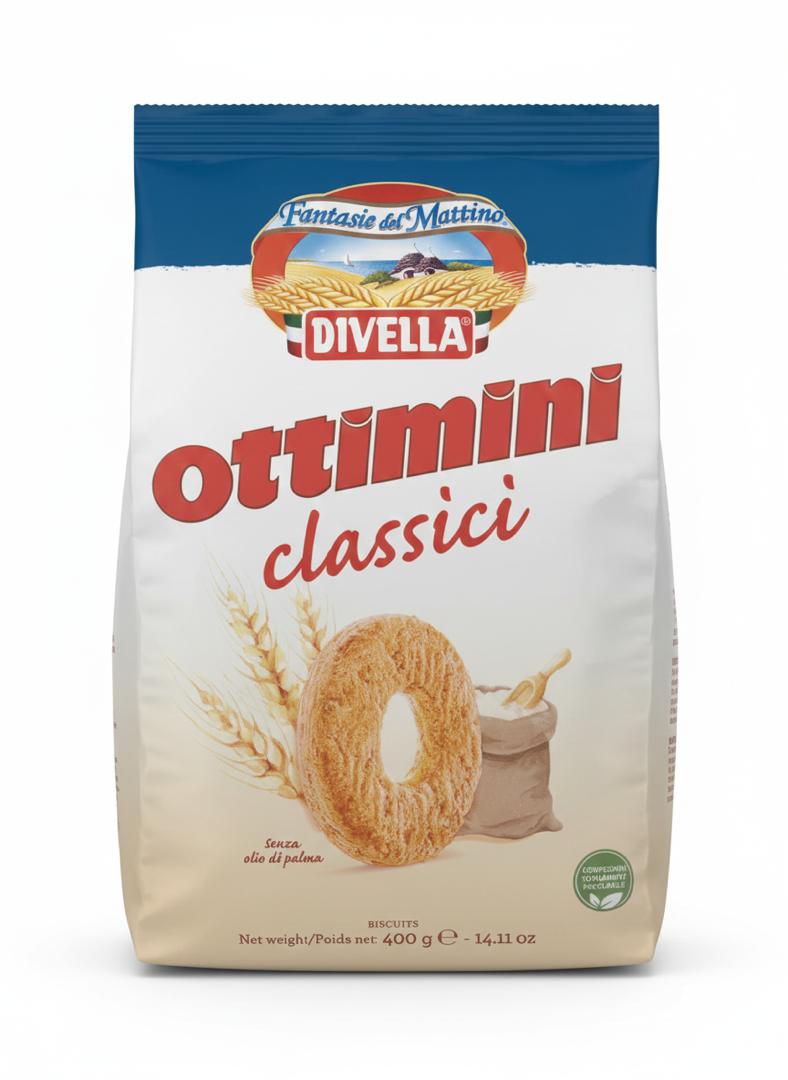 DIVELLA – Ottimini Biscuits Sablés Traditionnels Italiens 400g Dialy - Dakar
