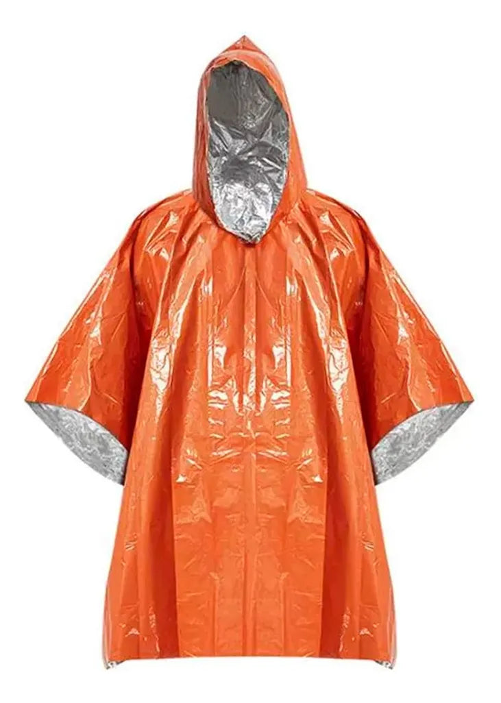Poncho d'urgence aluminisé