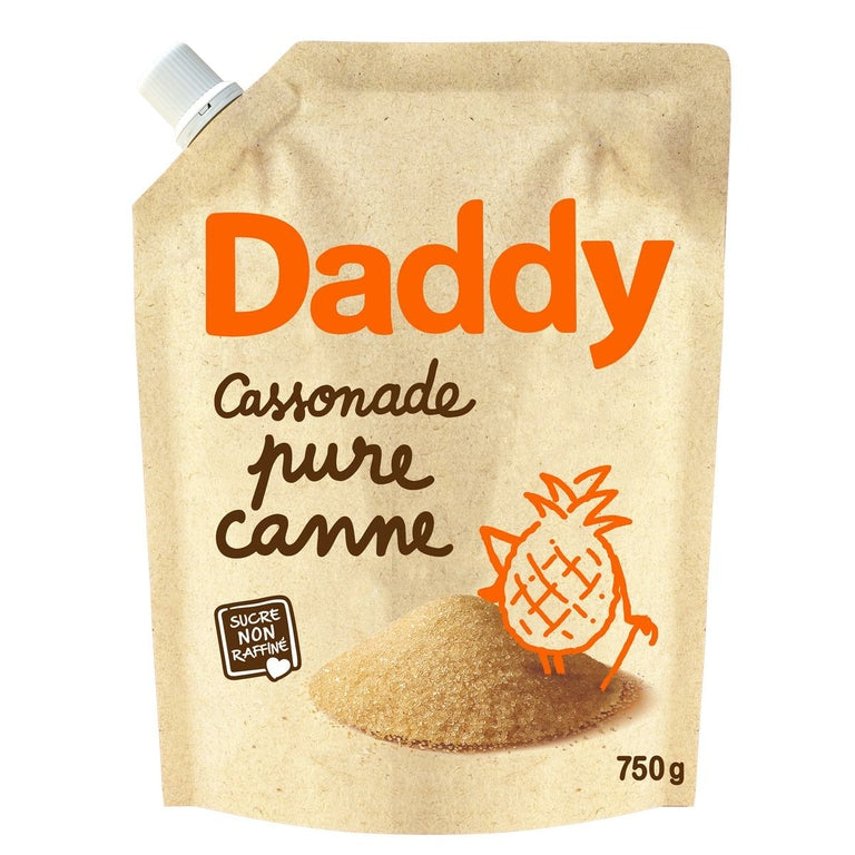 Daddy - Sucre Cassonade Roux 750g – Goût Caramélisé Gourmand Dialy - DAKAR 