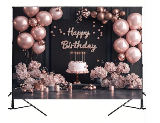 Décor de fond anniversaire – Happy Birthday classique Dialy - Dakar 