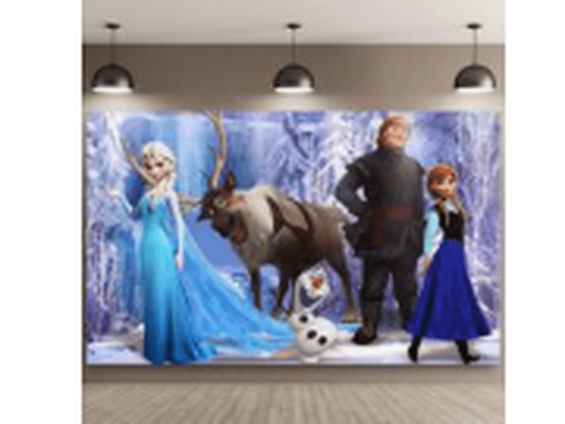 Décor de fond anniversaire – Thème Frozen 210×150 cm Dialy - Dakar 