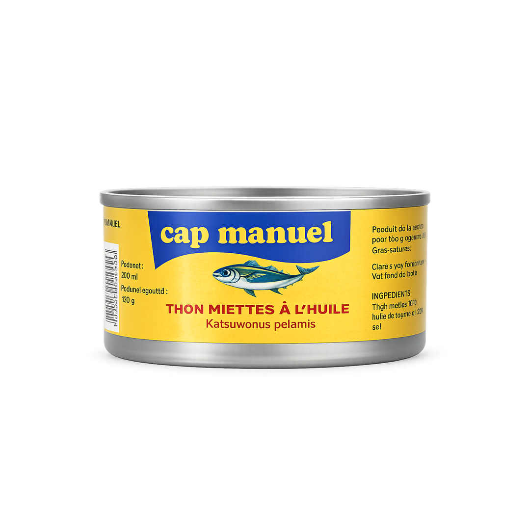 Cap Manuel – Thon Miettes à l’Huile – 185 g