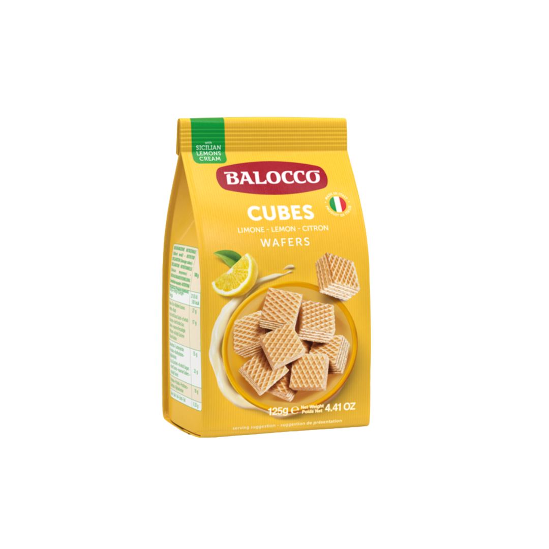 BALOCCO – Biscuit Mini Cube au Citron - 125 g