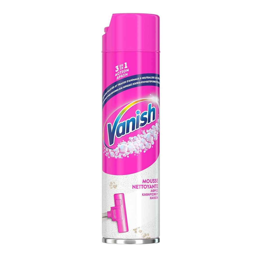 Vanish – Mousse Nettoyante Pour Tapis & Moquette – 600 ml