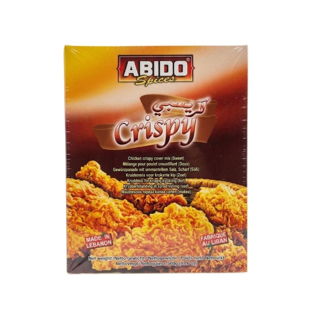 Abido – Chicken Crispy Cover Mix – Mélange d’Épices pour Poulet Croustillant – 500 g