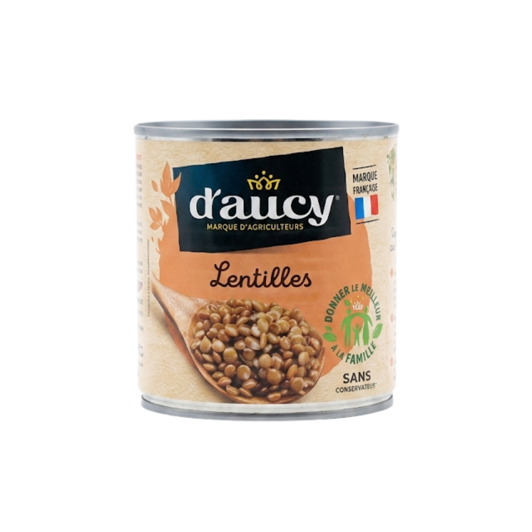 D'Aucy - Lentilles Sans Conservateur - 400 g