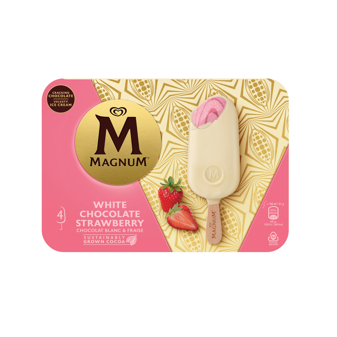Magnum – Chocolate Strawberry x 4 – 400 ml