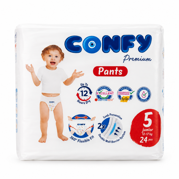 Confy – Couches Culottes - Taille 5 Junior - (12 à 17 kg)