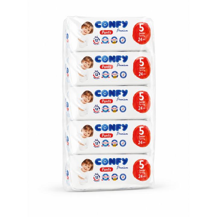 Confy – Couches Culottes - Taille 5 Junior - (12 à 17 kg)