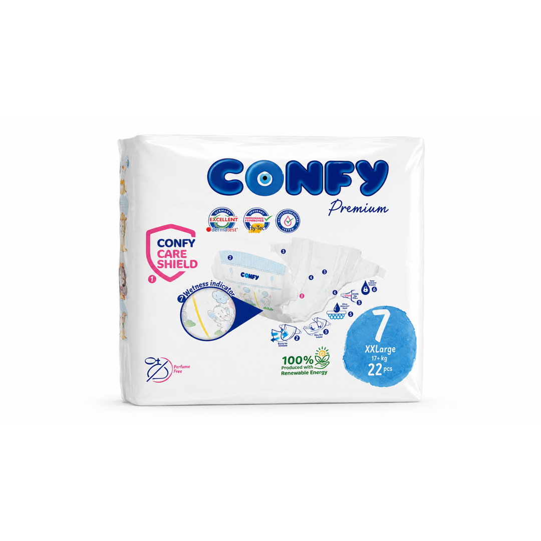 Confy – Couches Taille 7 - (17 + kg)