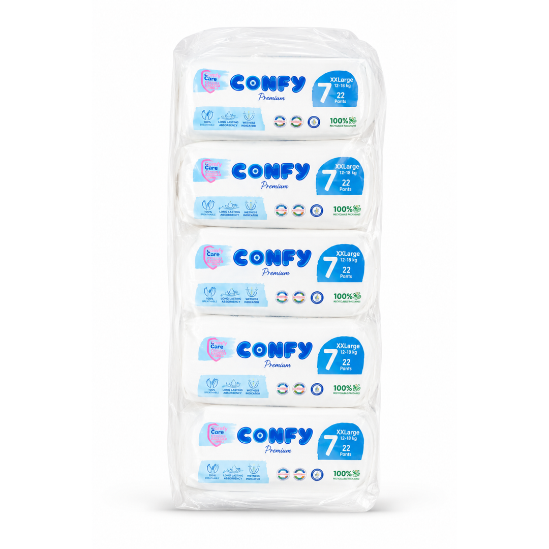 Confy – Couches Taille 7 - (17 + kg)
