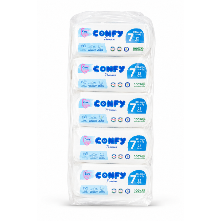 Confy – Couches Taille 7 - (17 + kg)