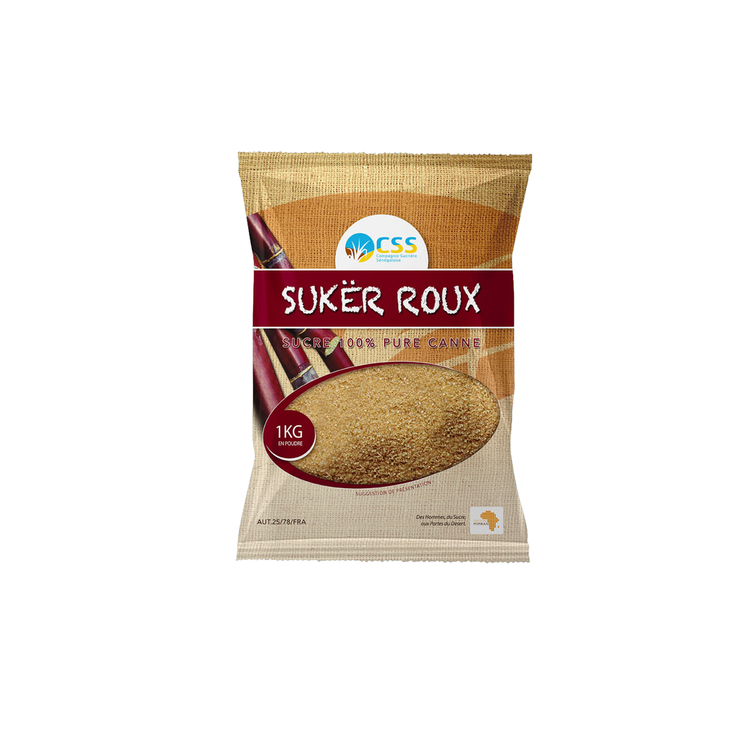 CSS - Sucre Roux 100 % Pure Canne - 1 Kg