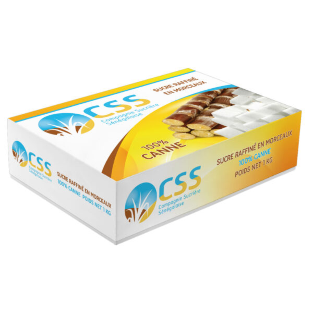 CSS – Sucre Raffiné en Morceaux – 1 Kg