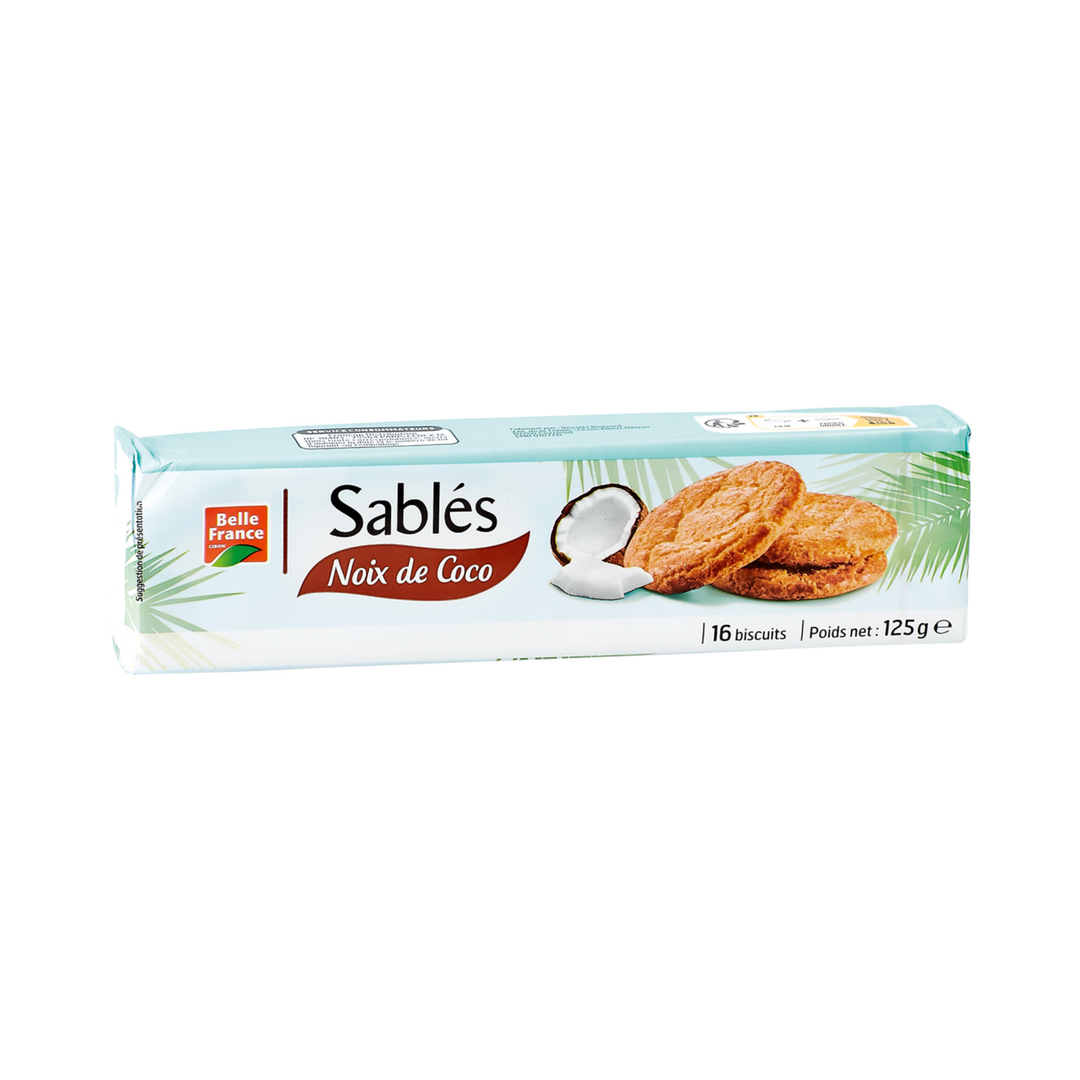 Belle France – Sablés à la Noix de Coco – 16 pièces – 125 g
