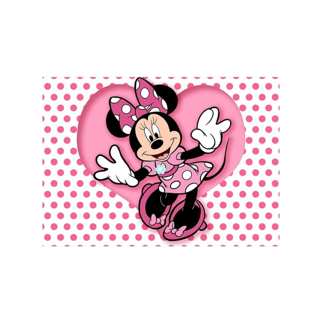 Décor de Fond Anniversaire – Thème Minnie Mouse