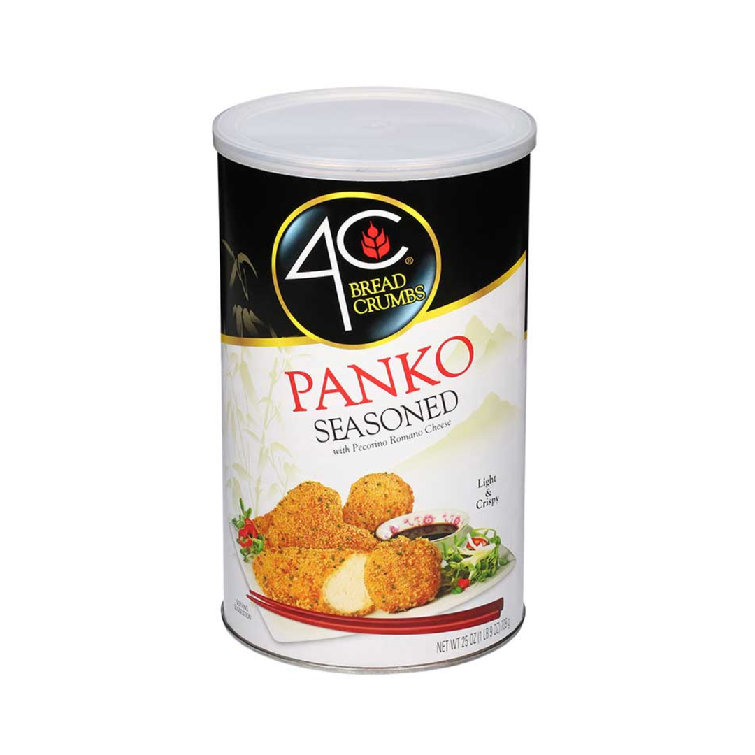 4C – Panko Bread Crumbs Assaisonnées au Pecorino Romano Cheese - 227 g