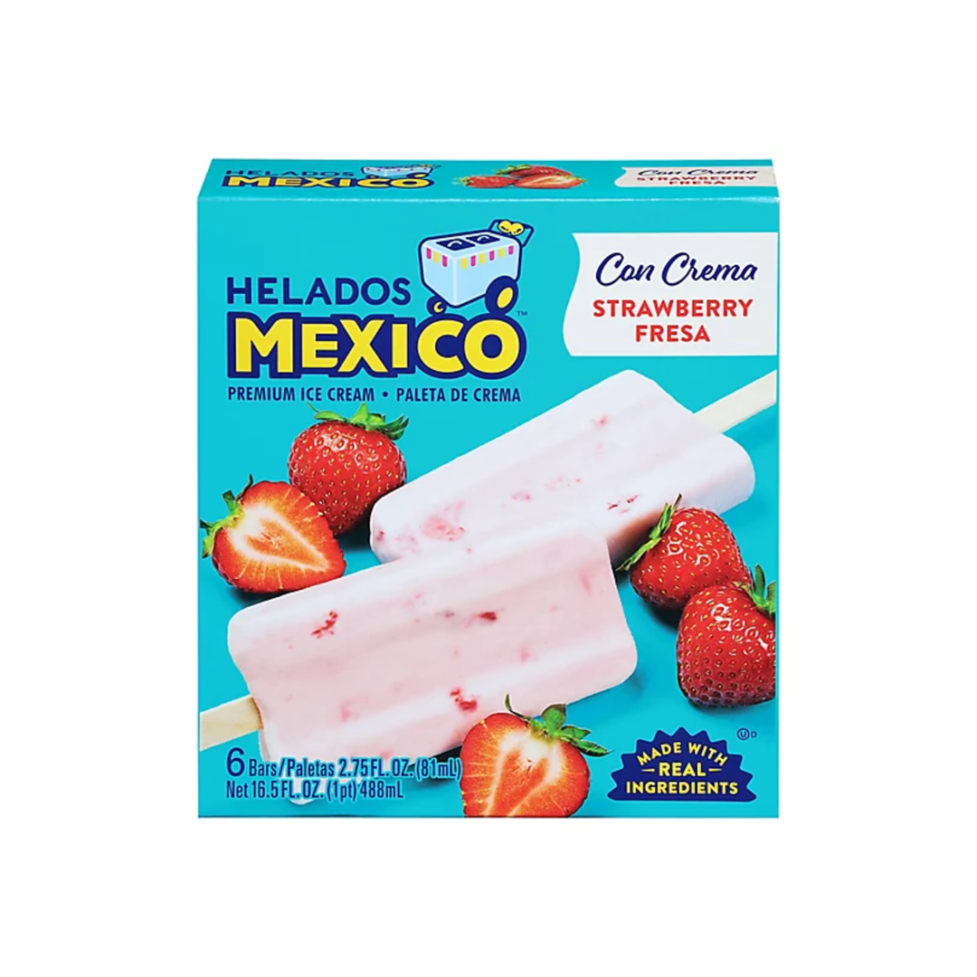 Helados Mexico Premium – Ice Cream Strawberry (Fresa) - 488 ml