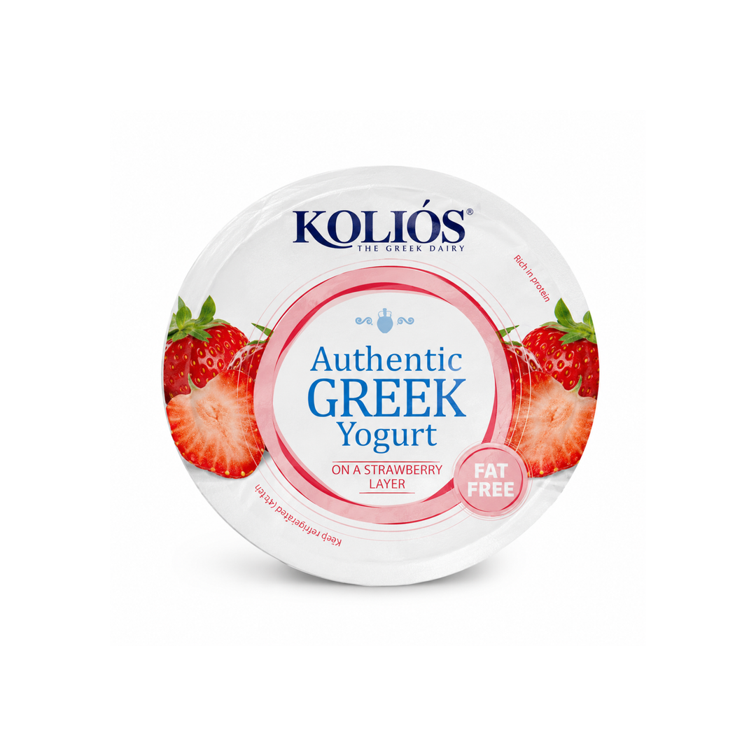 KOLIOS – Yaourt Grec à la Fraise – 150 g