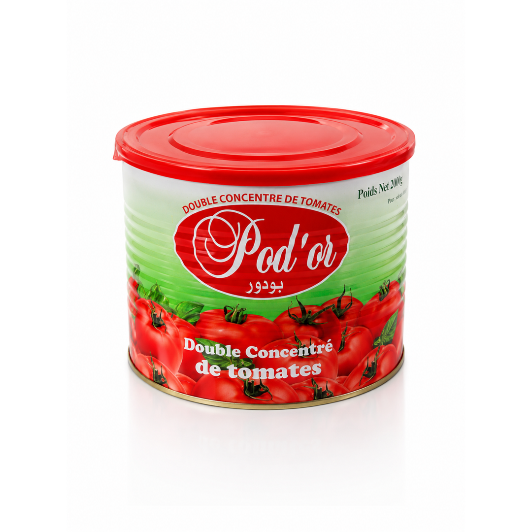 Pod’Or – Double Concentré de Tomates – 2 Kg