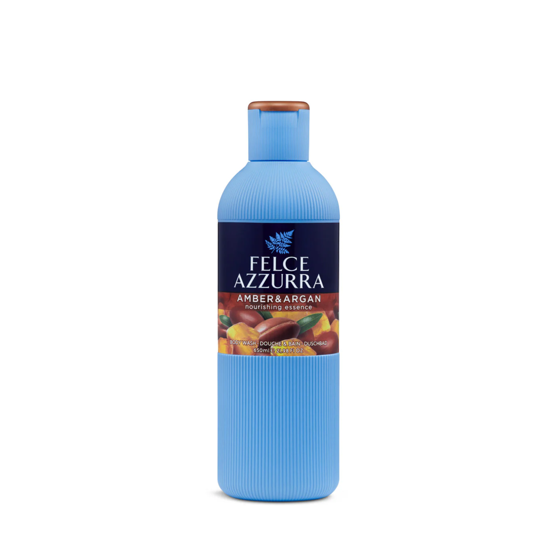 Felce Azzurra – Bain de Douche Amber & Argan – 650 ml
