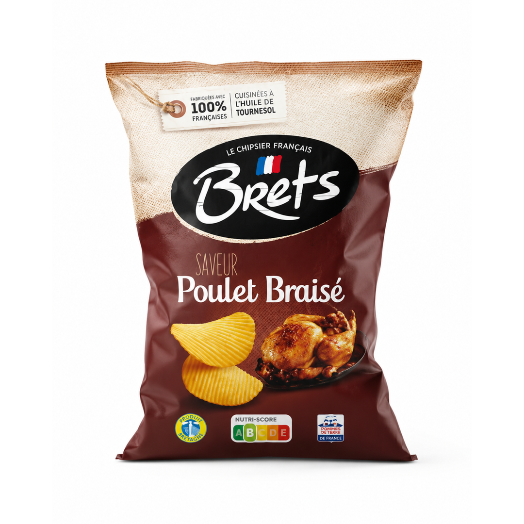 Brets – Chips Saveur Poulet Braisé – 125 g