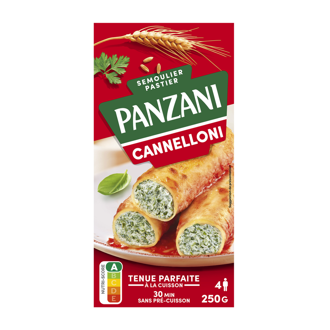 Panzani - Cannelloni Rond - 250 g