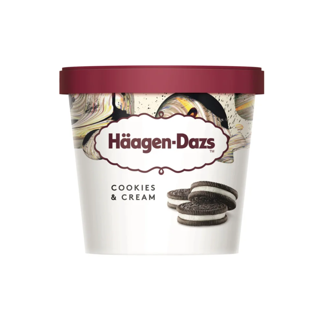 HÄAGEN-DAZS – Mini Cup Cookies & Cream – 95 ml