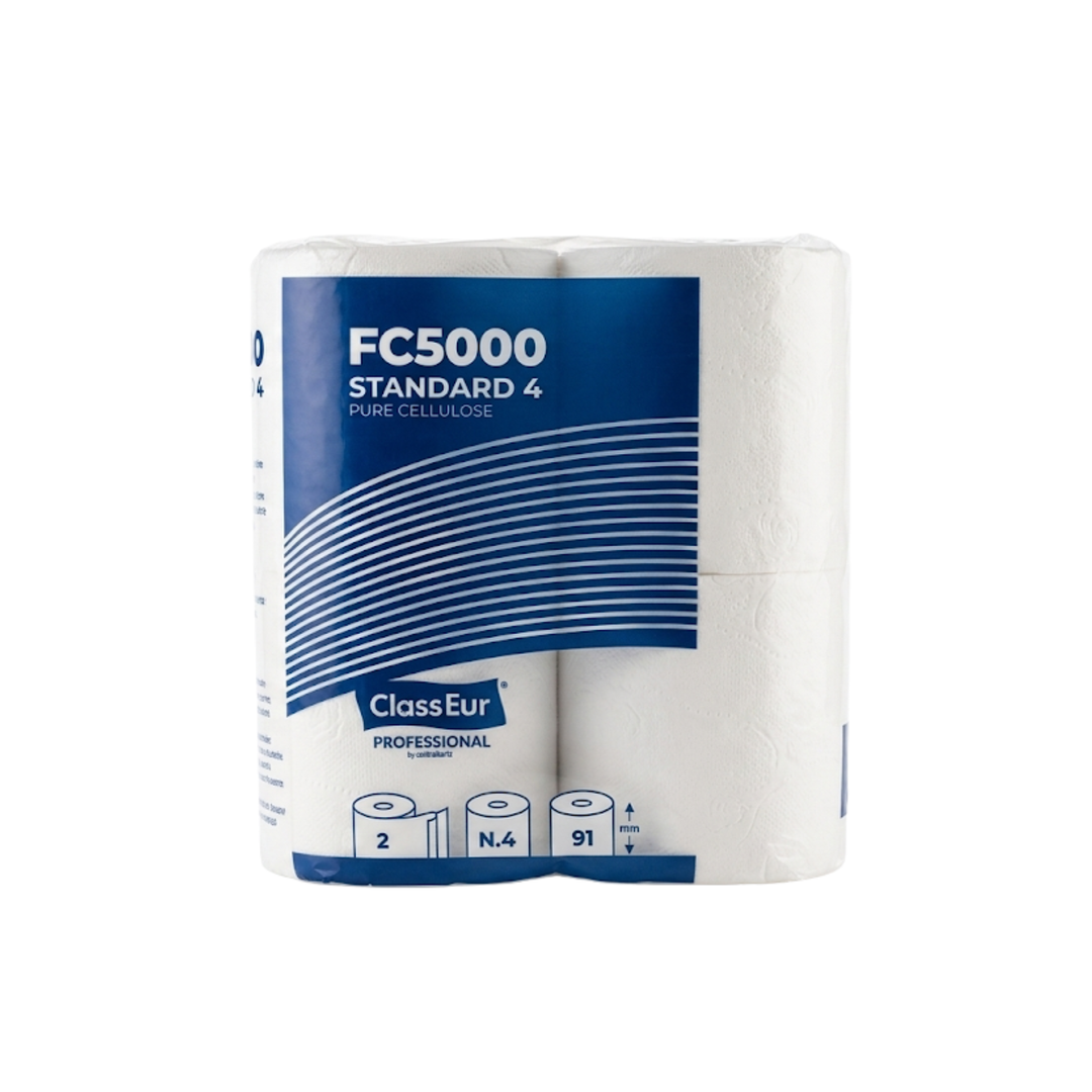 Classeur – Papier Toilette Standard Pure Cellulose - 4 Rouleaux