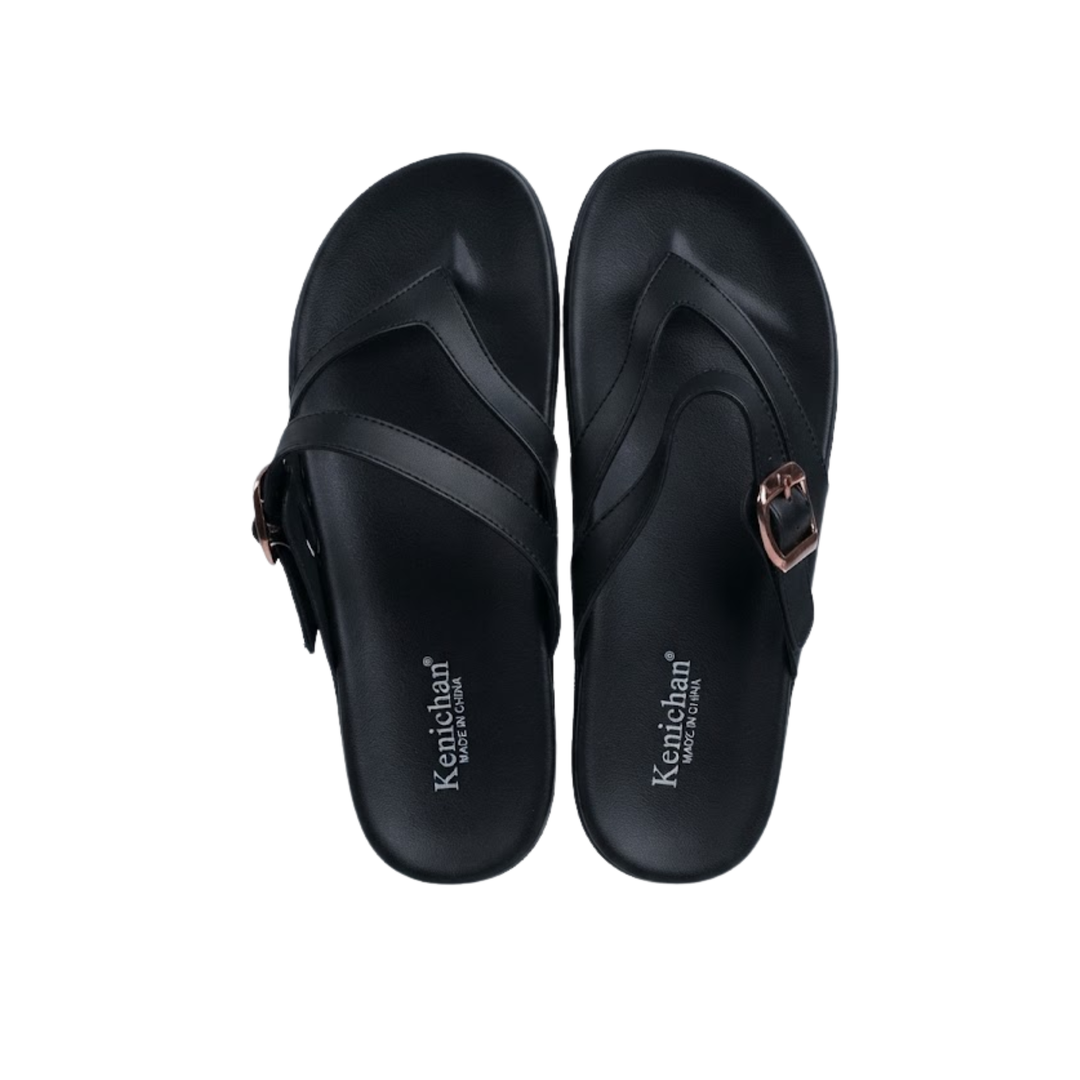 Kenichan – Sandales Femme Noires – Pointure 38
