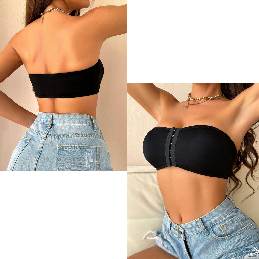 Soutien-Gorge Femme à Fermeture Frontale – Rembourré Push-Up – Taille M