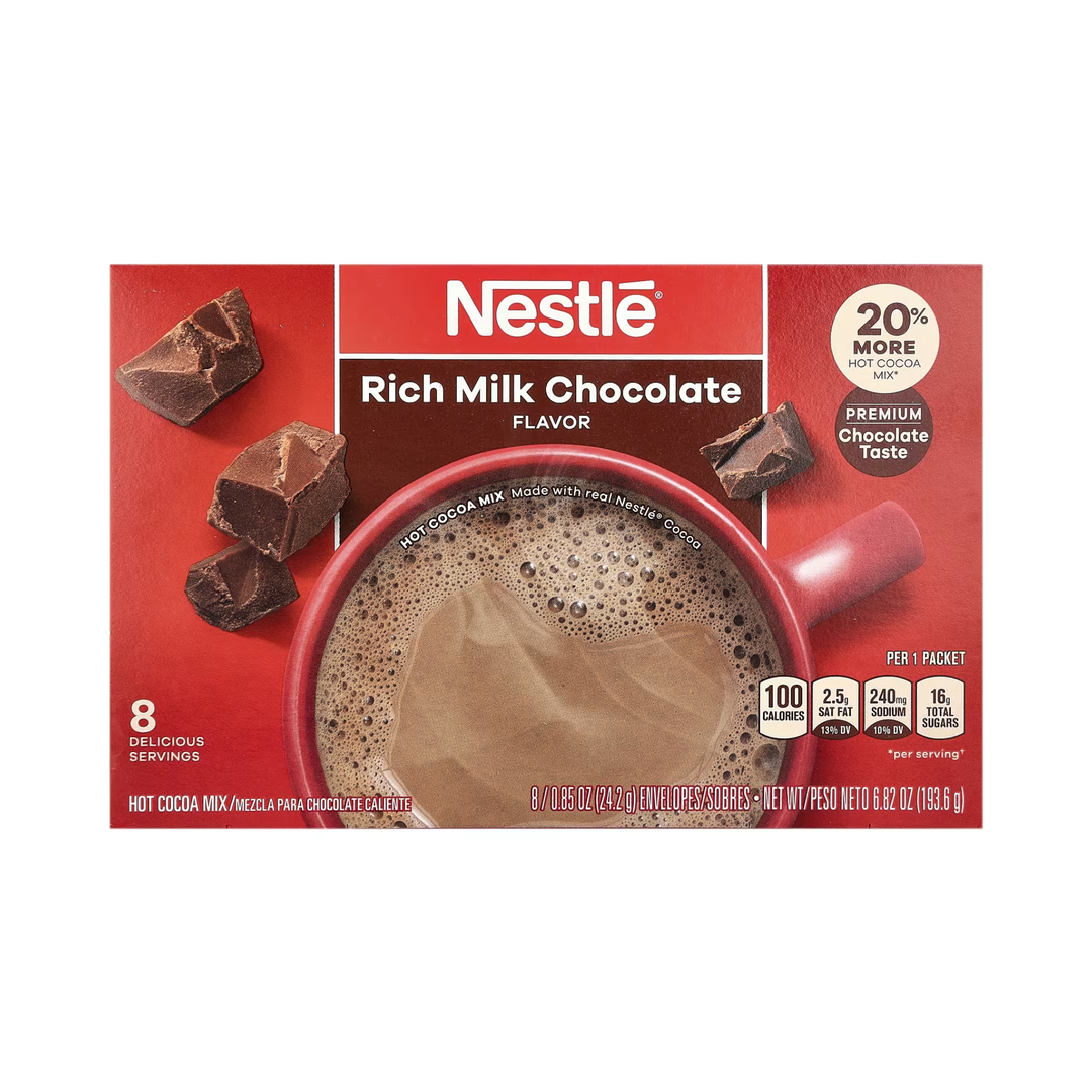 Nestlé – Rich Milk Chocolate Flavor - 8 x 24,2 g